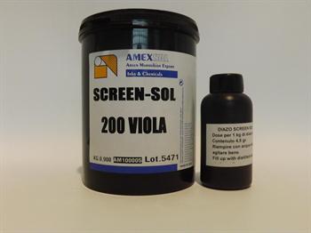 SCREEN SOL VIOLA 200 Kg.0,9 + DIAZO